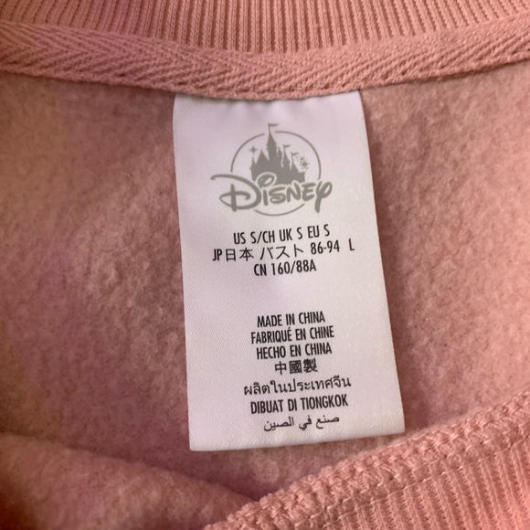 Disneyland Pink Cropped Sweater. S - Picture 3 of 4